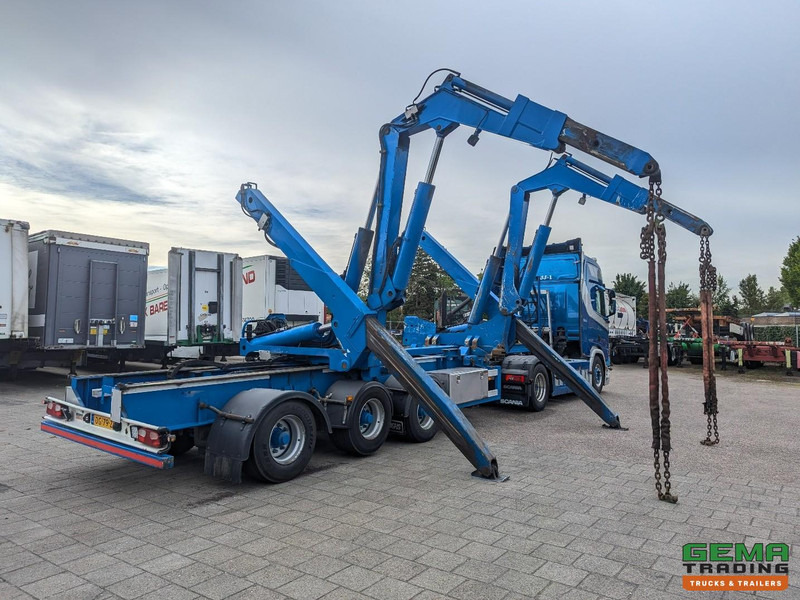 HAMMAR 151 HC 3-Assen - SideLoader36T - ContainerStacking - Gooseneck - Extended Boom - Afstandbediening - Транспортер на контејнер/ Полуприколка со променливо тело: слика 1 HAMMAR 151 HC 3-Assen - SideLoader36T - ContainerStacking - Gooseneck - Extended Boom - Afstandbediening - Транспортер на контејнер/ Полуприколка со променливо тело: слика 1