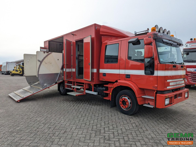 Iveco Tector ML120E24D 4x2 Euro3 DubbelCabine - Paardenwagen 3-Paards - Kleedruimte - Hydraulische klep- TOP! - Камион за коњи: слика 1 Iveco Tector ML120E24D 4x2 Euro3 DubbelCabine - Paardenwagen 3-Paards - Kleedruimte - Hydraulische klep- TOP! - Камион за коњи: слика 1