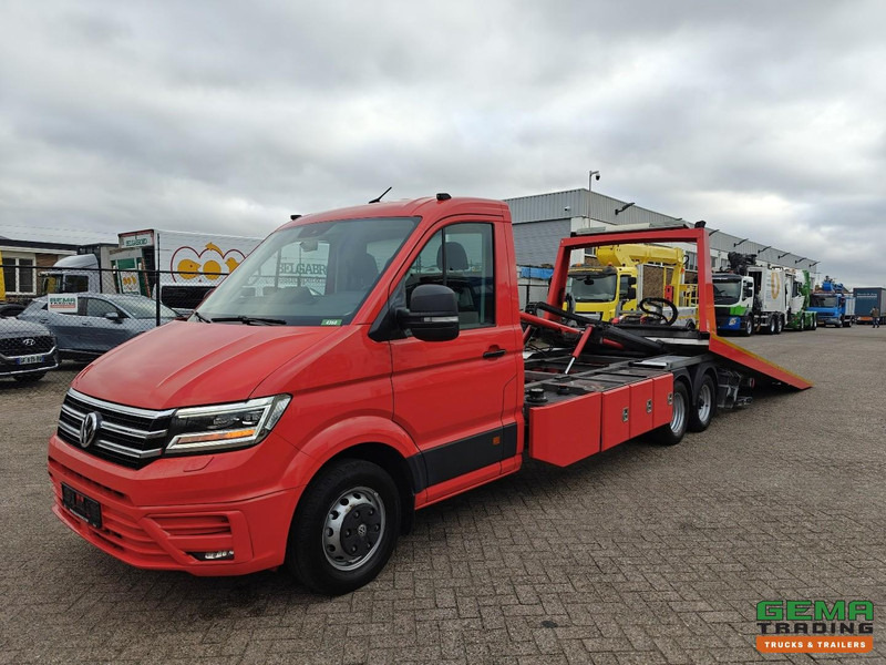 Volkswagen Crafter 6x2 3Zitplaatsen Euro6 - Thoma Plateau 4000kg + Lepel + Dubbele Lier 3.6T - Standkachel - Navi - Комбе: слика 1 Volkswagen Crafter 6x2 3Zitplaatsen Euro6 - Thoma Plateau 4000kg + Lepel + Dubbele Lier 3.6T - Standkachel - Navi - Комбе: слика 1