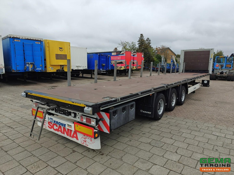 Krone SD 3-Assen Krone - MEGA - LiftAs - Schijfremmen - Open laadbak - Rongpotten/Rongen - Twistlocks - Полуприколка платформа: слика 2 Krone SD 3-Assen Krone - MEGA - LiftAs - Schijfremmen - Open laadbak - Rongpotten/Rongen - Twistlocks - Полуприколка платформа: слика 2