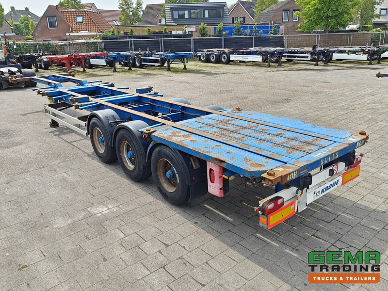 Krone SDC 27 3 assen BPW - DrumBrakes - 5340KG - 2x 20FT 1x 30FT 1x40FT - NL kenteken - Транспортер на контејнер/ Полуприколка со променливо тело: слика 3 Krone SDC 27 3 assen BPW - DrumBrakes - 5340KG - 2x 20FT 1x 30FT 1x40FT - NL kenteken - Транспортер на контејнер/ Полуприколка со променливо тело: слика 3