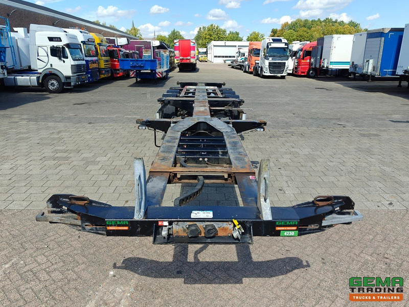 Транспортер на контејнер/ Полуприколка со променливо тело Pacton ET3 3-Assen Valx - MULTI - Schijfremmen - LiftAs - 3x Uitschuifbaar - ADR lekbak: слика 9