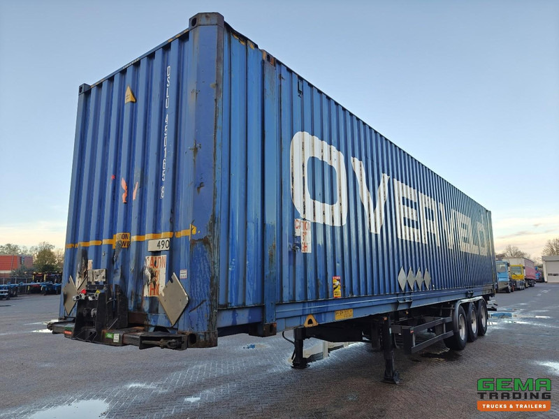 Pacton T3-007 3-Assen BPW - Containerchassis + 45FT HiCube Container - Reservewieldrager - Транспортер на контејнер/ Полуприколка со променливо тело: слика 2 Pacton T3-007 3-Assen BPW - Containerchassis + 45FT HiCube Container - Reservewieldrager - Транспортер на контејнер/ Полуприколка со променливо тело: слика 2