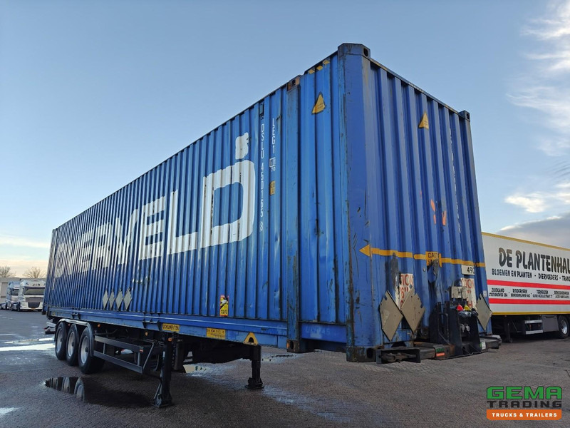 Pacton T3-007 3-Assen BPW - Containerchassis + 45FT HiCube Container - Reservewieldrager - Транспортер на контејнер/ Полуприколка со променливо тело: слика 5 Pacton T3-007 3-Assen BPW - Containerchassis + 45FT HiCube Container - Reservewieldrager - Транспортер на контејнер/ Полуприколка со променливо тело: слика 5