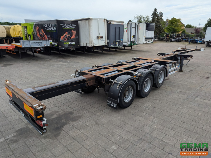 Pacton T3-010 3-Assen SAF - MULTI - Trommelremmen - LiftAs - 3x Uitschuifbaar - 07/2025APK - Транспортер на контејнер/ Полуприколка со променливо тело: слика 1 Pacton T3-010 3-Assen SAF - MULTI - Trommelremmen - LiftAs - 3x Uitschuifbaar - 07/2025APK - Транспортер на контејнер/ Полуприколка со променливо тело: слика 1