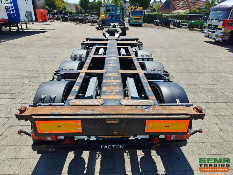 Pacton T3-010 3-Assen SAF - MULTI - Trommelremmen - LiftAs - 3x Uitschuifbaar - Транспортер на контејнер/ Полуприколка со променливо тело: слика 5 Pacton T3-010 3-Assen SAF - MULTI - Trommelremmen - LiftAs - 3x Uitschuifbaar - Транспортер на контејнер/ Полуприколка со променливо тело: слика 5