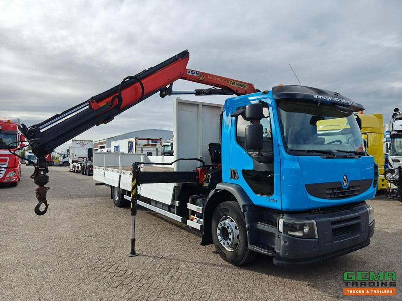 Renault Premium Lander 340 4x2 Dagcab Euro5 - Retarder - Open Laadbak 7.8M + Palfinger PK12002-EH - RadioGrafisch - Камион со платформа, Камион со кран: слика 3 Renault Premium Lander 340 4x2 Dagcab Euro5 - Retarder - Open Laadbak 7.8M + Palfinger PK12002-EH - RadioGrafisch - Камион со платформа, Камион со кран: слика 3