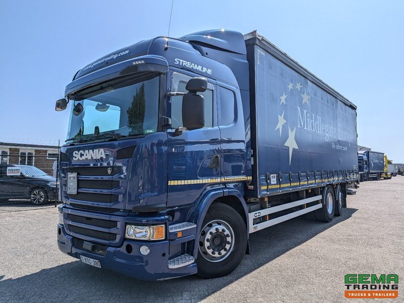 Scania G360 6x2/4 Streamline Euro6 - Retarder - Schuifzeilenbak 8.2M + Laadklep 1500kg - Smart Tacho V2 - Камион со церада: слика 1 Scania G360 6x2/4 Streamline Euro6 - Retarder - Schuifzeilenbak 8.2M + Laadklep 1500kg - Smart Tacho V2 - Камион со церада: слика 1