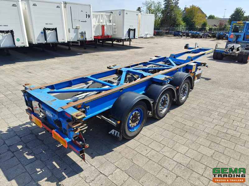 Van Hool 3B0079 3-Assen SAF - Schijfremmen - Alle aansluitingen / Universeel chassis - Транспортер на контејнер/ Полуприколка со променливо тело: слика 4 Van Hool 3B0079 3-Assen SAF - Schijfremmen - Alle aansluitingen / Universeel chassis - Транспортер на контејнер/ Полуприколка со променливо тело: слика 4