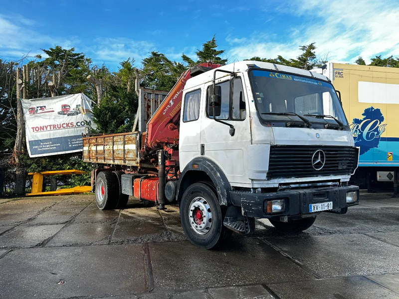 Mercedes-Benz SK 1935 V8 4X2 Tipper Spring/Spring AMCO V825 9T Crane - Кипер, Камион со кран: слика 1 Mercedes-Benz SK 1935 V8 4X2 Tipper Spring/Spring AMCO V825 9T Crane - Кипер, Камион со кран: слика 1