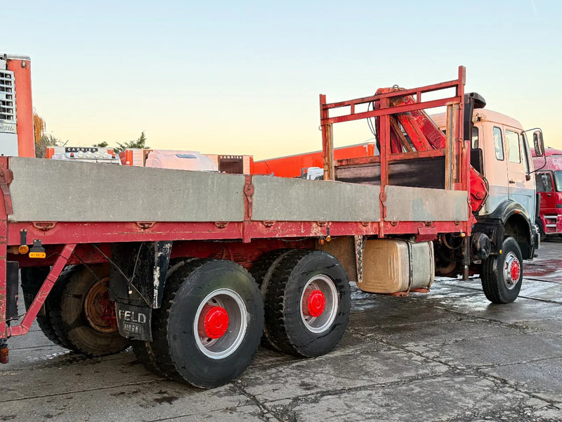 Камион со платформа, Камион со кран Mercedes-Benz SK 2635 V8 6X6 Chassis Spring/spring ZF Man Gear OM442: слика 19