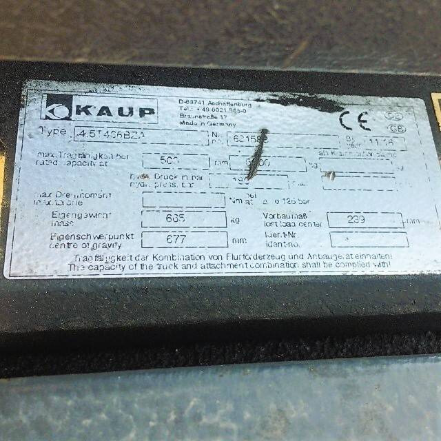 Kaup Fork positioner with separate sideshift - Додаток: слика 1 Kaup Fork positioner with separate sideshift - Додаток: слика 1