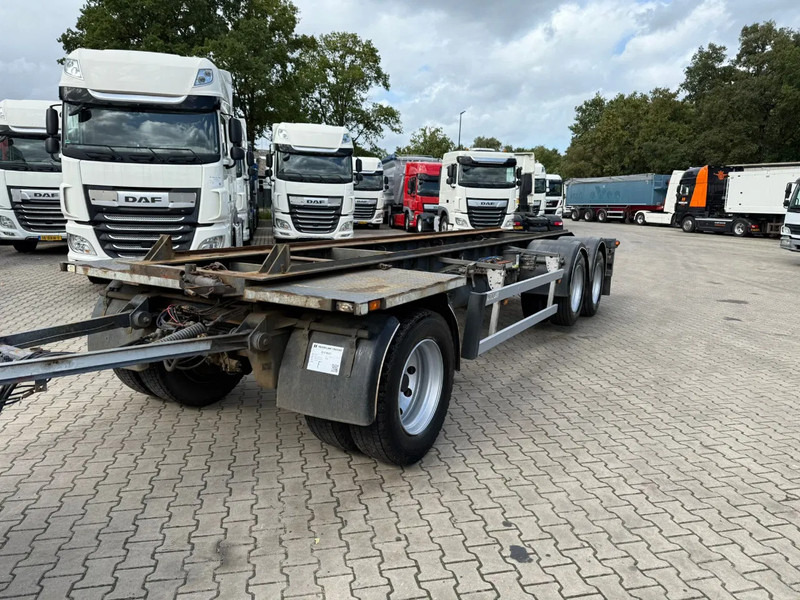 Burg 3AS Containeraanhangwagen, €3900, APK tot 28-01-2026 - Транспортер на контејнер/ Приколка со променливо тело: слика 1 Burg 3AS Containeraanhangwagen, €3900, APK tot 28-01-2026 - Транспортер на контејнер/ Приколка со променливо тело: слика 1