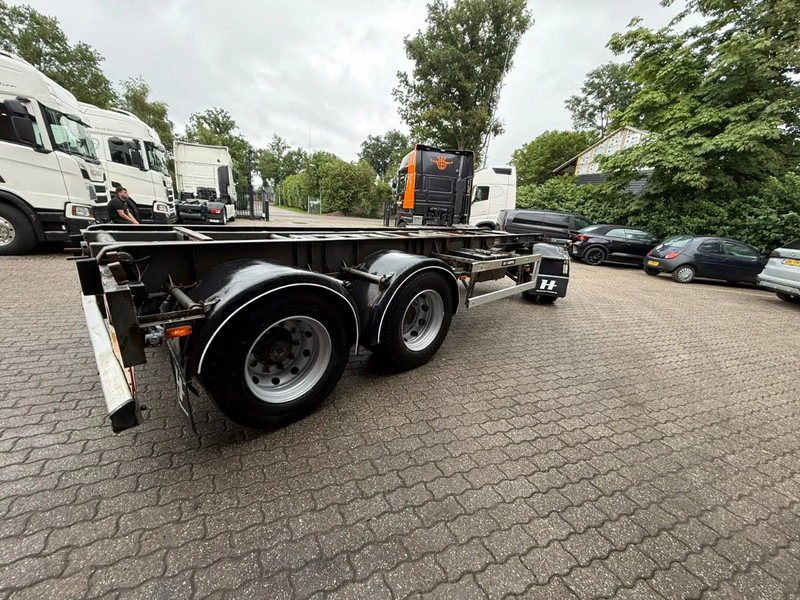 GS Meppel 28T Kiepende containeraanhangwagen! 640cm systeemlengte Centrale smering - Транспортер на контејнер/ Полуприколка со променливо тело: слика 3 GS Meppel 28T Kiepende containeraanhangwagen! 640cm systeemlengte Centrale smering - Транспортер на контејнер/ Полуприколка со променливо тело: слика 3