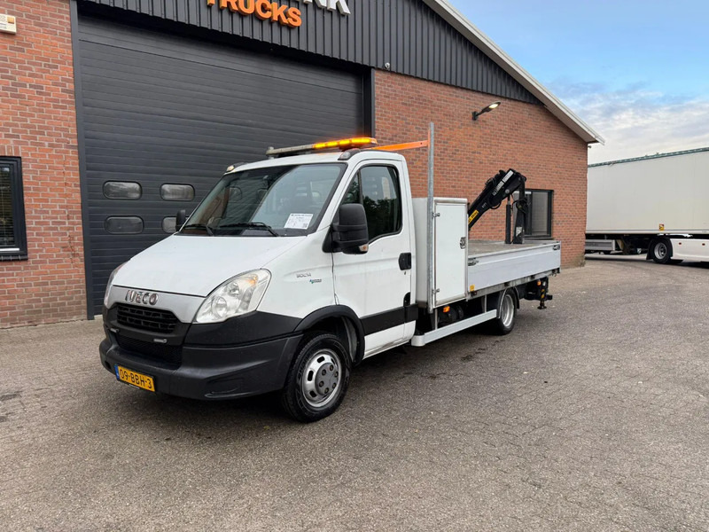 Iveco 50c14 Erdgas/CNG Hiab kran/crane Pritsche - Комбе со отворен сандак: слика 1 Iveco 50c14 Erdgas/CNG Hiab kran/crane Pritsche - Комбе со отворен сандак: слика 1