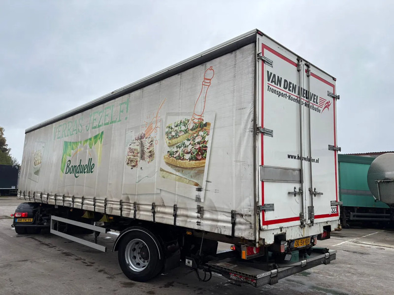 Tracon 11.5M 1AS City Stuuras Schuifzeil Laadklep 1500KG NL Trailer, nieuwe apk tot 29-10-2026 - Полуприколка со церада: слика 2 Tracon 11.5M 1AS City Stuuras Schuifzeil Laadklep 1500KG NL Trailer, nieuwe apk tot 29-10-2026 - Полуприколка со церада: слика 2