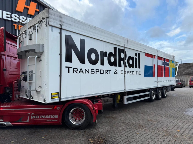 Kraker 2X K-Force 92m3 Alcoa SAF Tyrepilot Liftas 8MM Cargo Floor - Полуприколка со подвижен под за истовар: слика 1 Kraker 2X K-Force 92m3 Alcoa SAF Tyrepilot Liftas 8MM Cargo Floor - Полуприколка со подвижен под за истовар: слика 1