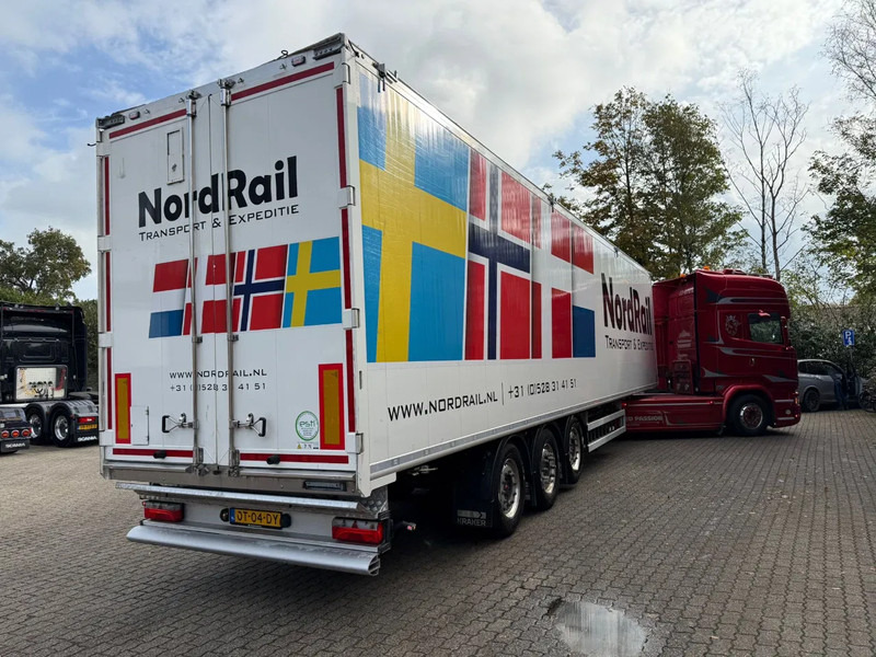 Kraker 2X K-Force 92m3 Alcoa SAF Tyrepilot Liftas 8MM Cargo Floor - Top condition - Полуприколка со подвижен под за истовар: слика 3 Kraker 2X K-Force 92m3 Alcoa SAF Tyrepilot Liftas 8MM Cargo Floor - Top condition - Полуприколка со подвижен под за истовар: слика 3