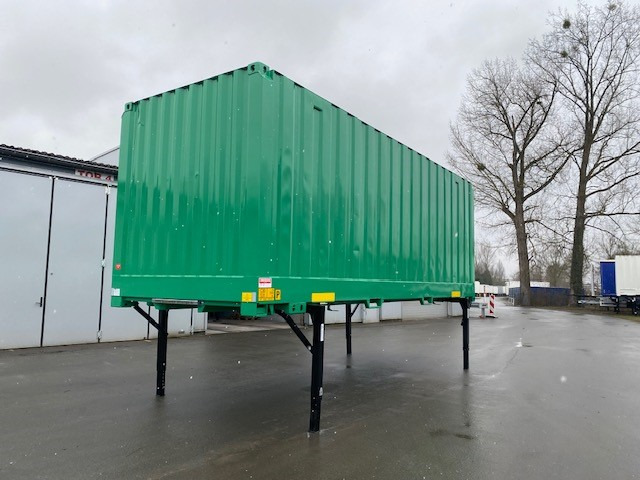 Krone BDF-System 7.45, LACK NEU in RAL 6024, FABRIKNEUE Portaltüren - Заменски сандак/ Кутија: слика 1 Krone BDF-System 7.45, LACK NEU in RAL 6024, FABRIKNEUE Portaltüren - Заменски сандак/ Кутија: слика 1