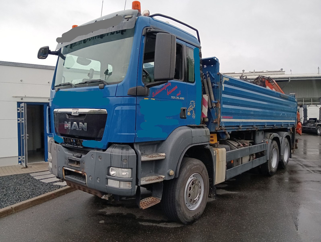 MAN TGS 26:480 6x4 EURO5 ATLAS 240.2E-A4 3-S-Kipper - Кипер, Камион со кран: слика 1 MAN TGS 26:480 6x4 EURO5 ATLAS 240.2E-A4 3-S-Kipper - Кипер, Камион со кран: слика 1