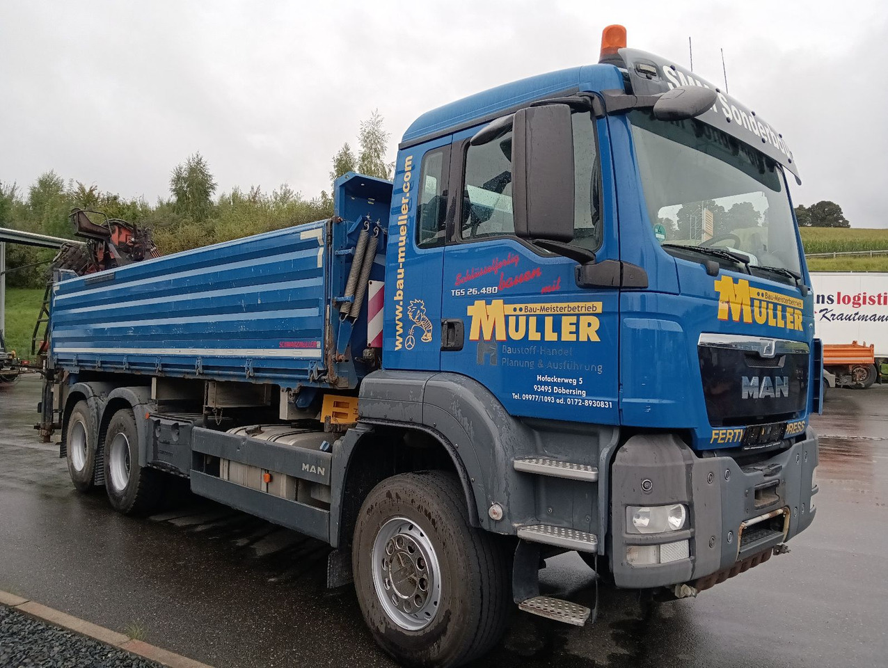 Кипер, Камион со кран MAN TGS 26:480 6x4 EURO5 ATLAS 240.2E-A4 3-S-Kipper: слика 11 Кипер, Камион со кран MAN TGS 26:480 6x4 EURO5 ATLAS 240.2E-A4 3-S-Kipper: слика 11