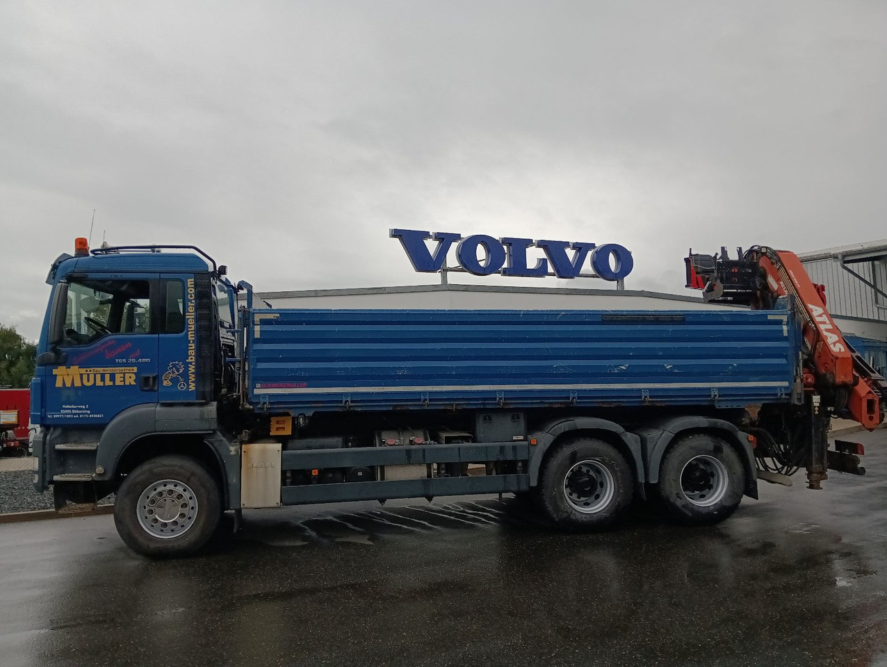 Кипер, Камион со кран MAN TGS 26:480 6x4 EURO5 ATLAS 240.2E-A4 3-S-Kipper: слика 17 Кипер, Камион со кран MAN TGS 26:480 6x4 EURO5 ATLAS 240.2E-A4 3-S-Kipper: слика 17