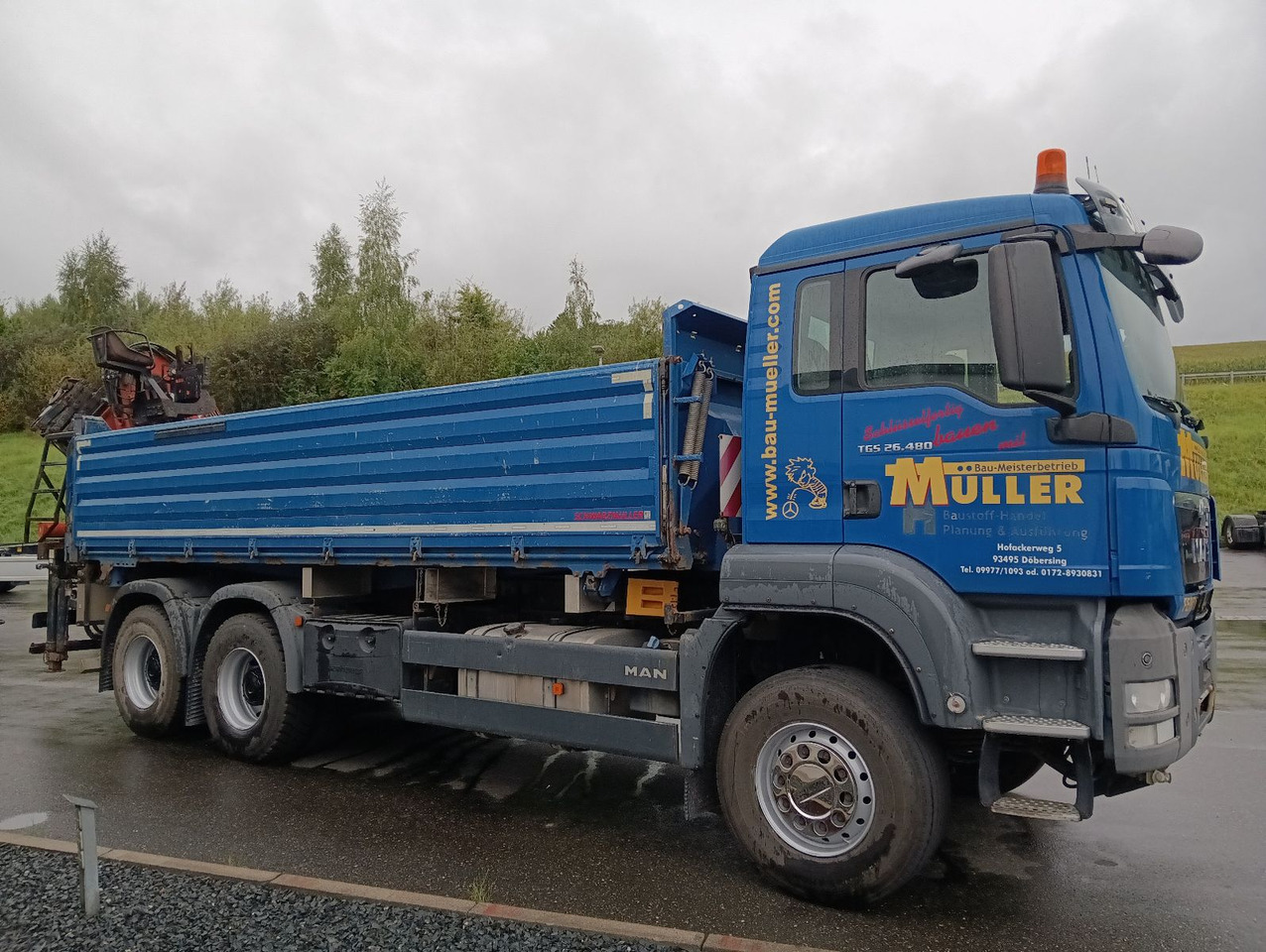 Кипер, Камион со кран MAN TGS 26:480 6x4 EURO5 ATLAS 240.2E-A4 3-S-Kipper: слика 20 Кипер, Камион со кран MAN TGS 26:480 6x4 EURO5 ATLAS 240.2E-A4 3-S-Kipper: слика 20