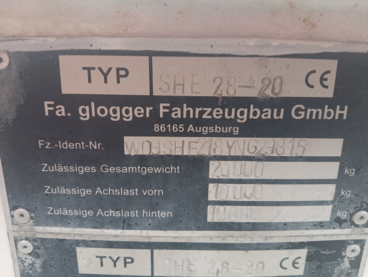 Камион за дрва, Камион со кран Palfinger EPSILON E250L82 Langholzkran+GLOGGER Aufbau+Anhä: слика 9