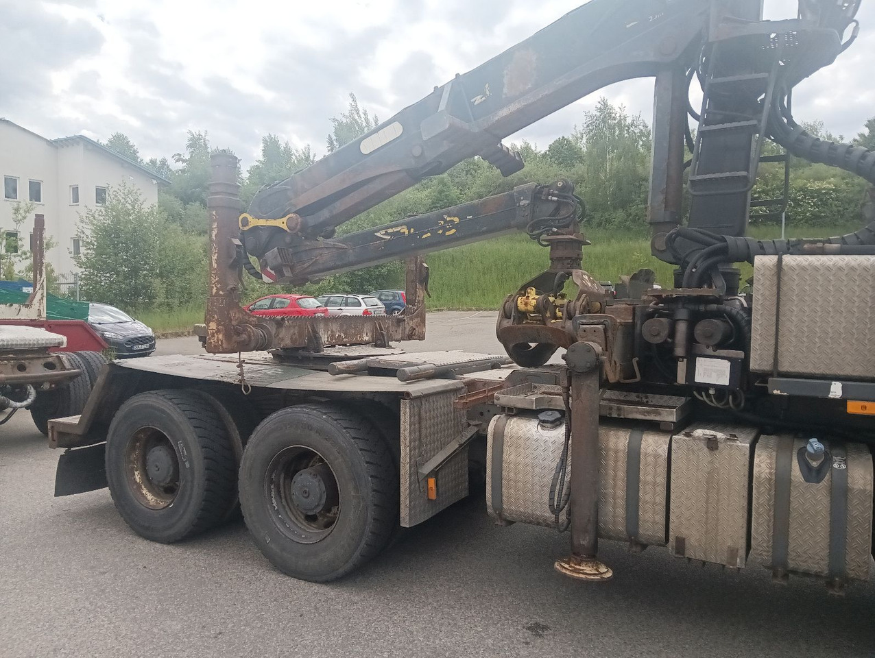 Palfinger EPSILON E250L82 Langholzkran+GLOGGER Aufbau+Anhä - Камион за дрва, Камион со кран: слика 2 Palfinger EPSILON E250L82 Langholzkran+GLOGGER Aufbau+Anhä - Камион за дрва, Камион со кран: слика 2