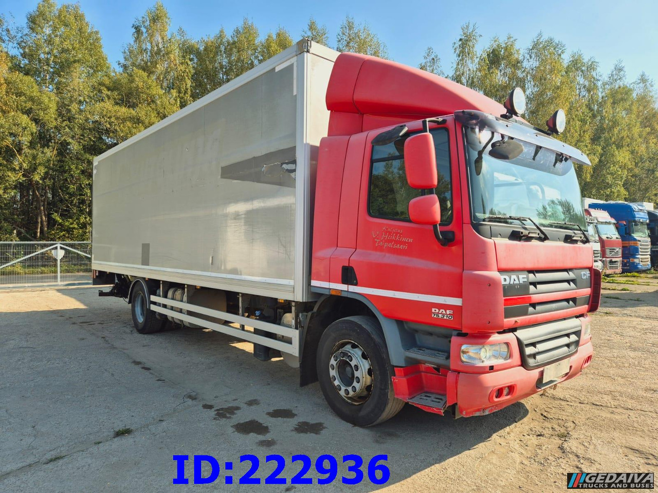 DAF CF 75.310 - Euro5 - Камион сандучар: слика 5 DAF CF 75.310 - Euro5 - Камион сандучар: слика 5