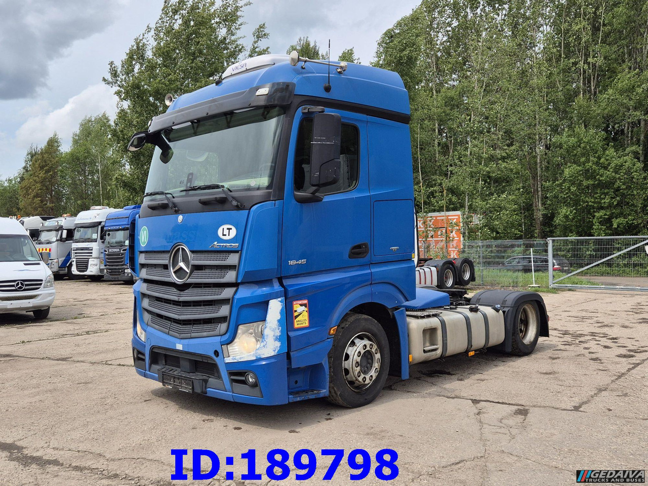 MERCEDES-BENZ Actros 1845 - Euro6 - Камион влекач: слика 3 MERCEDES-BENZ Actros 1845 - Euro6 - Камион влекач: слика 3