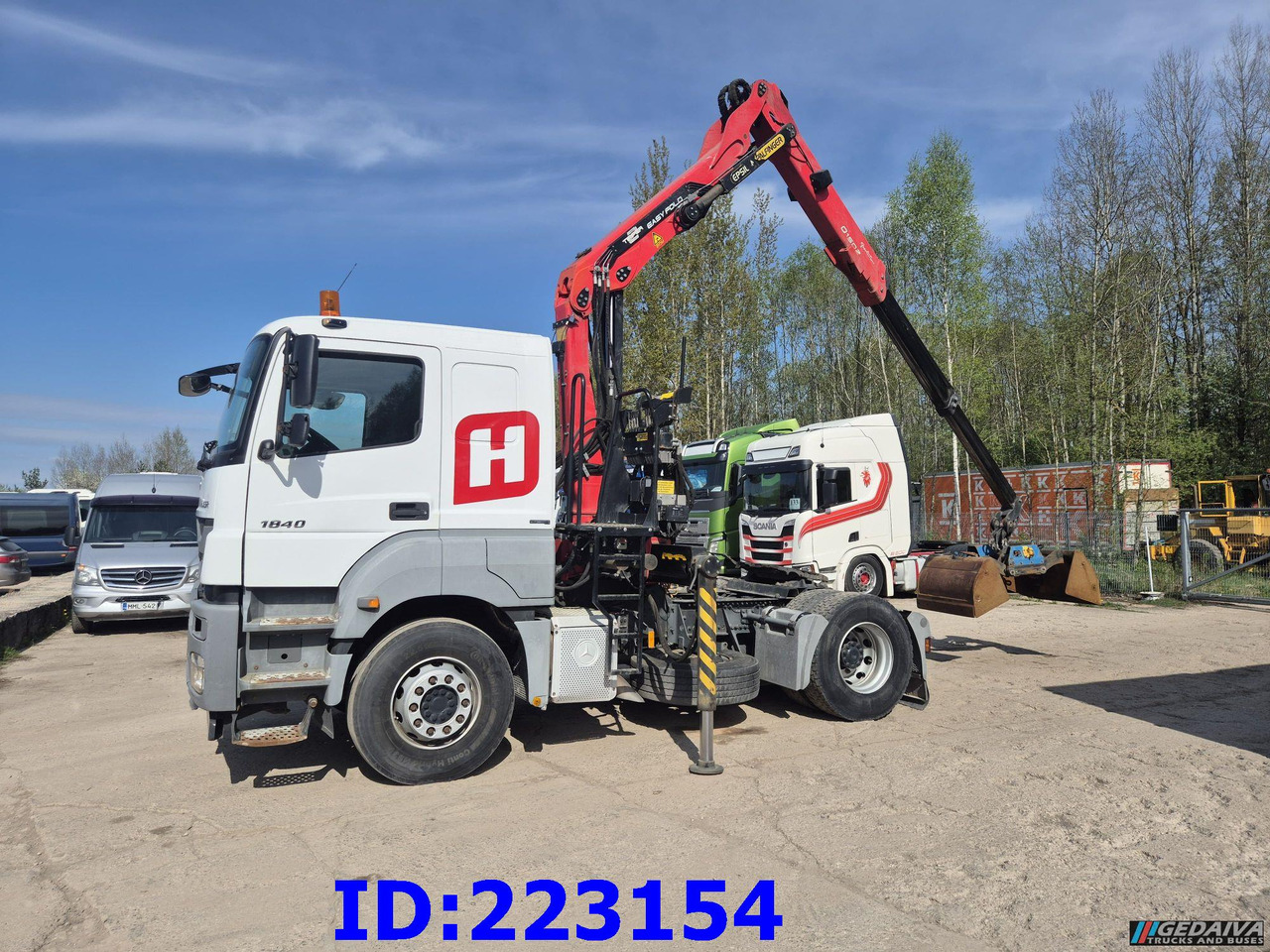 MERCEDES-BENZ Axor 1840 + Crane Epsilon Palfinger 0150Z - Камион влекач: слика 1 MERCEDES-BENZ Axor 1840 + Crane Epsilon Palfinger 0150Z - Камион влекач: слика 1