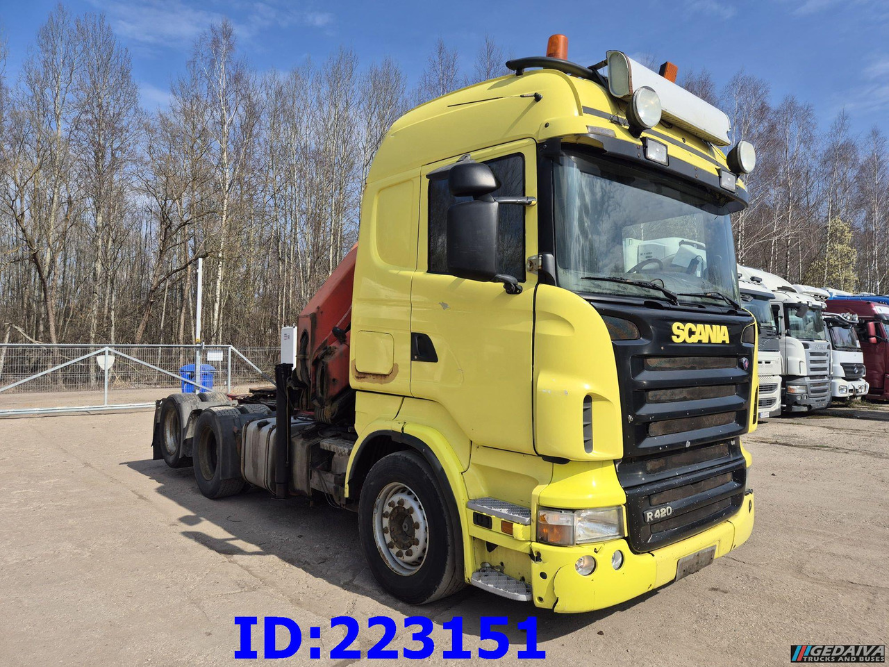 SCANIA R420 6x2 + Crane Palfinger PK23500 - Камион влекач: слика 4 SCANIA R420 6x2 + Crane Palfinger PK23500 - Камион влекач: слика 4
