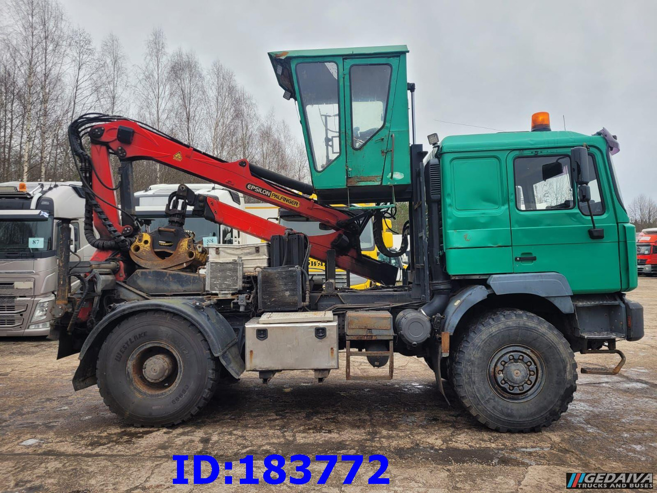 MAN 18.410 4x4 + Epsilon Palfinger SRX39 - Камион за дрва, Камион со кран: слика 5 MAN 18.410 4x4 + Epsilon Palfinger SRX39 - Камион за дрва, Камион со кран: слика 5