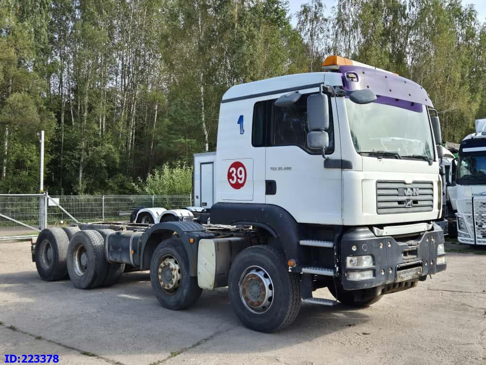 MAN TGA 35.480 8X4 - Full steel - Manual - Камион со кабинска шасија: слика 4 MAN TGA 35.480 8X4 - Full steel - Manual - Камион со кабинска шасија: слика 4