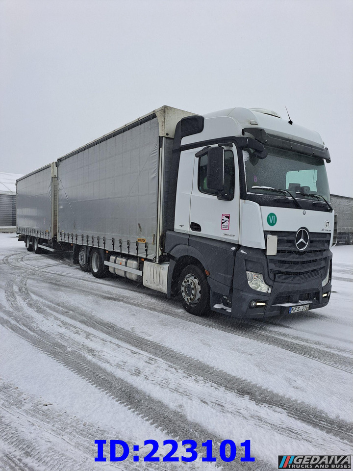 MERCEDES-BENZ Actros 2542 6x2 Euro6 + trailer - Камион со церада: слика 3 MERCEDES-BENZ Actros 2542 6x2 Euro6 + trailer - Камион со церада: слика 3