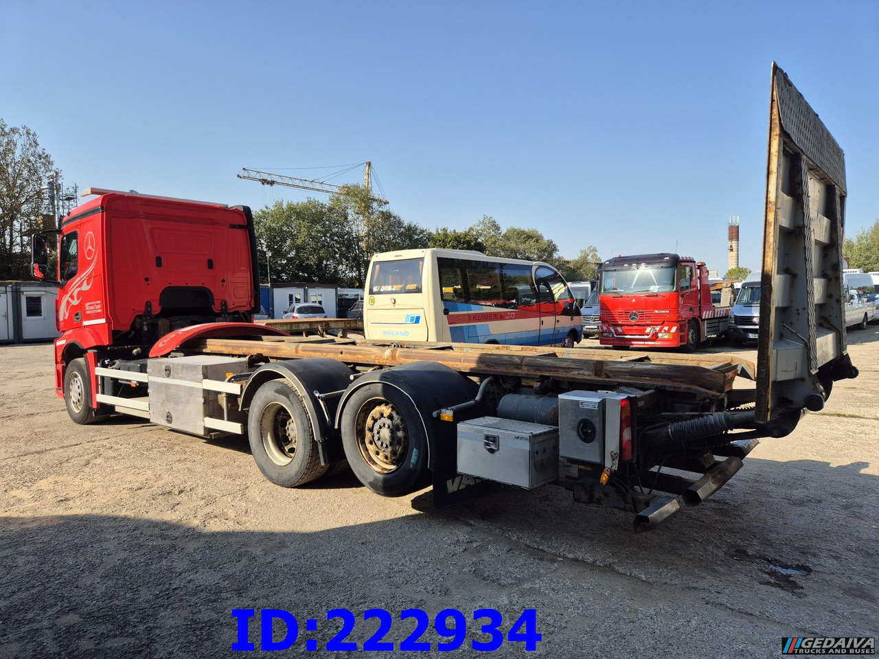 MERCEDES-BENZ Actros 2545 6x2 Euro5 - Камион со кабинска шасија: слика 5 MERCEDES-BENZ Actros 2545 6x2 Euro5 - Камион со кабинска шасија: слика 5