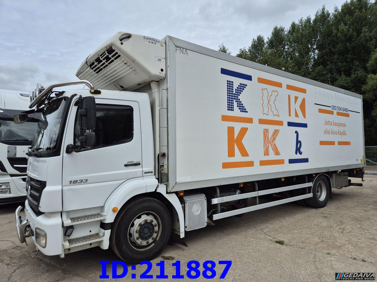 MERCEDES-BENZ Axor 1833 - Manual - Камион ладилник: слика 1 MERCEDES-BENZ Axor 1833 - Manual - Камион ладилник: слика 1