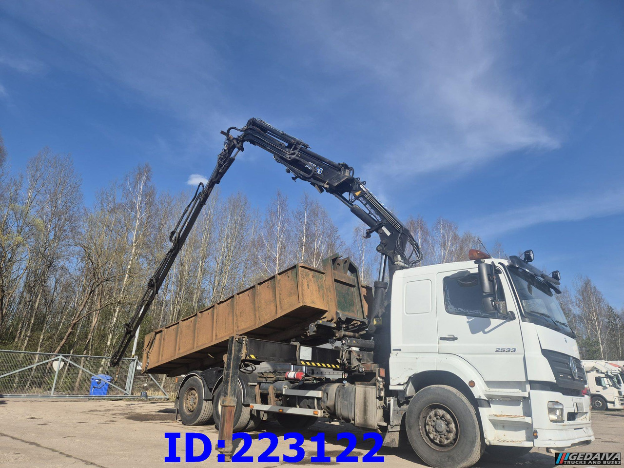 MERCEDES-BENZ Axor 2533 6x2 + Atlas 332.3E Crane - Кипер: слика 3 MERCEDES-BENZ Axor 2533 6x2 + Atlas 332.3E Crane - Кипер: слика 3