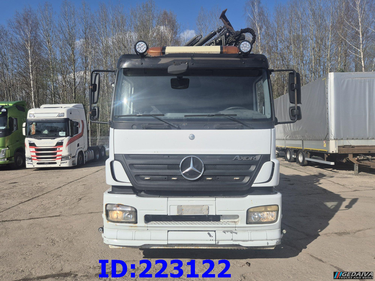 MERCEDES-BENZ Axor 2533 6x2 + Atlas 332.3E Crane - Кипер: слика 2 MERCEDES-BENZ Axor 2533 6x2 + Atlas 332.3E Crane - Кипер: слика 2
