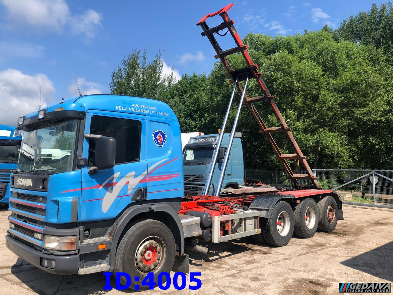 SCANIA 124 400 8x4 - Камион со кабелски систем: слика 1 SCANIA 124 400 8x4 - Камион со кабелски систем: слика 1