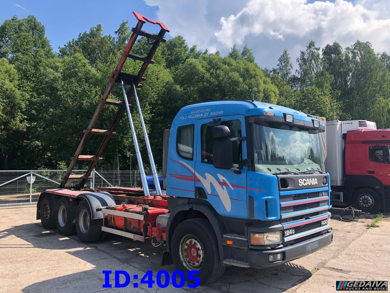 SCANIA 124 400 8x4 - Камион со кабелски систем: слика 4 SCANIA 124 400 8x4 - Камион со кабелски систем: слика 4