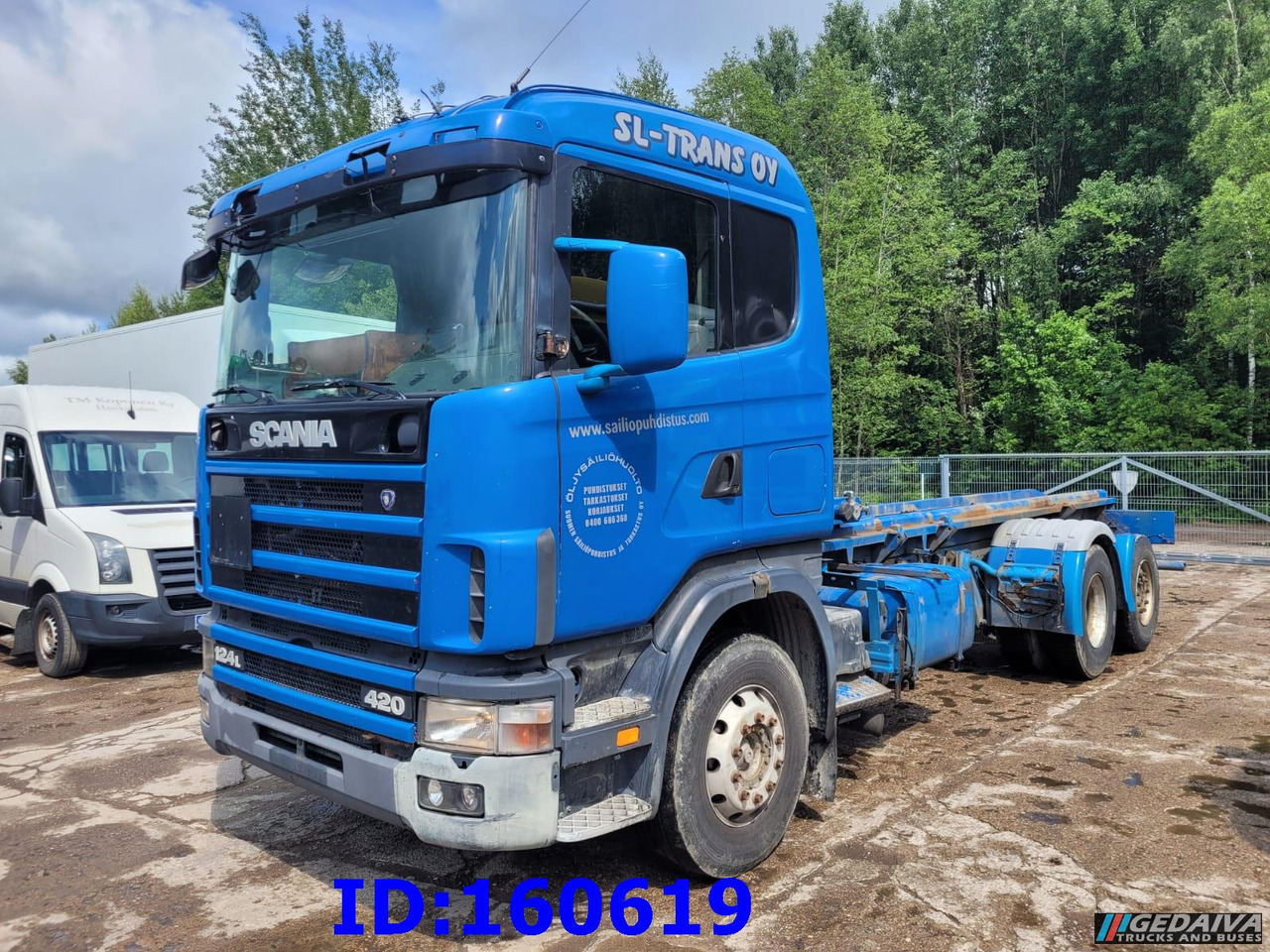 SCANIA 124 420 6x2 Manual Retarder - Камион со кабинска шасија: слика 1 SCANIA 124 420 6x2 Manual Retarder - Камион со кабинска шасија: слика 1