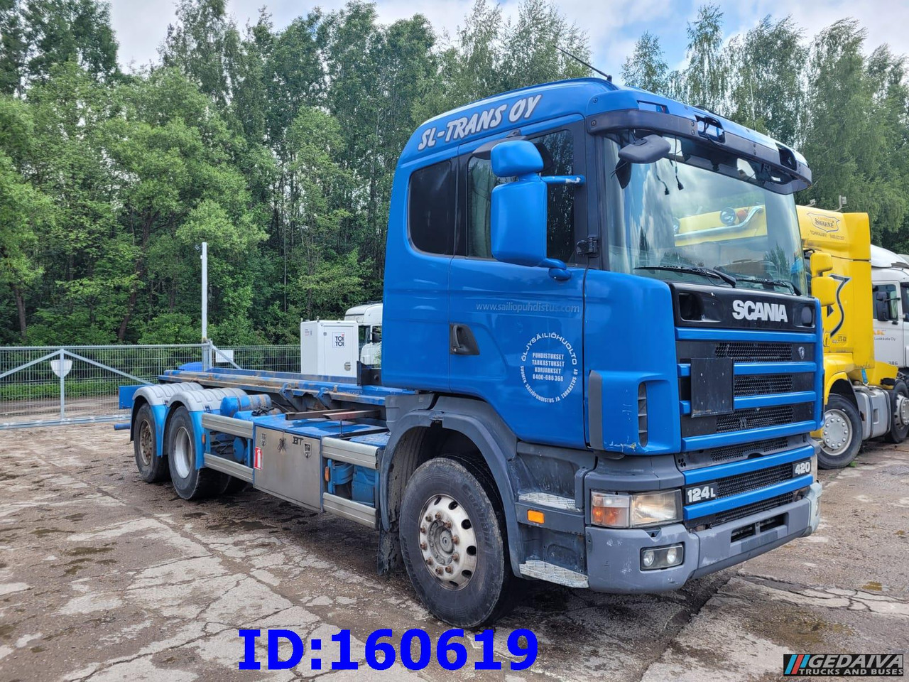 SCANIA 124 420 6x2 Manual Retarder - Камион со кабинска шасија: слика 3 SCANIA 124 420 6x2 Manual Retarder - Камион со кабинска шасија: слика 3
