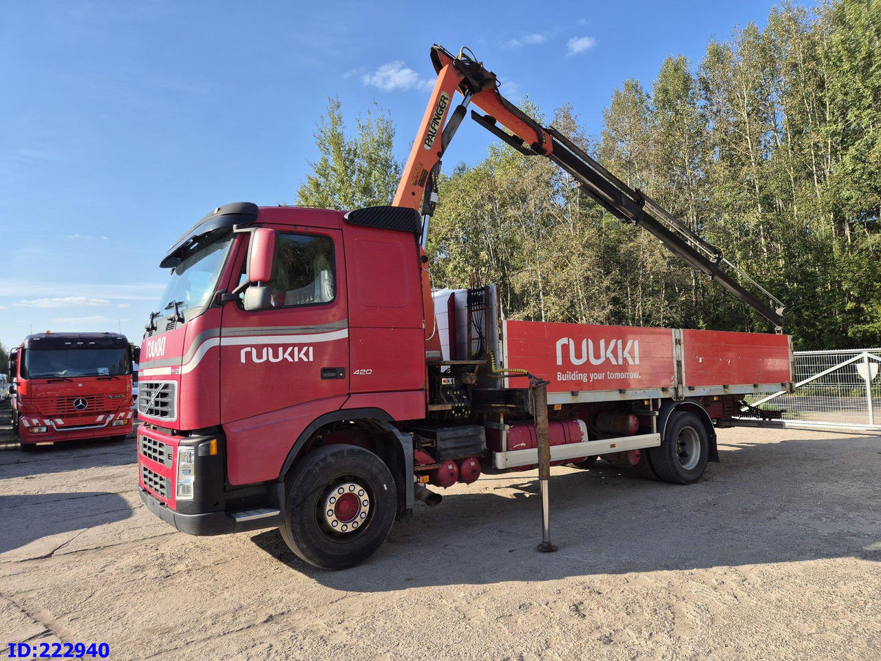 VOLVO FH12 420HP + Crane Palfinger PK9501 - Камион со платформа: слика 1 VOLVO FH12 420HP + Crane Palfinger PK9501 - Камион со платформа: слика 1