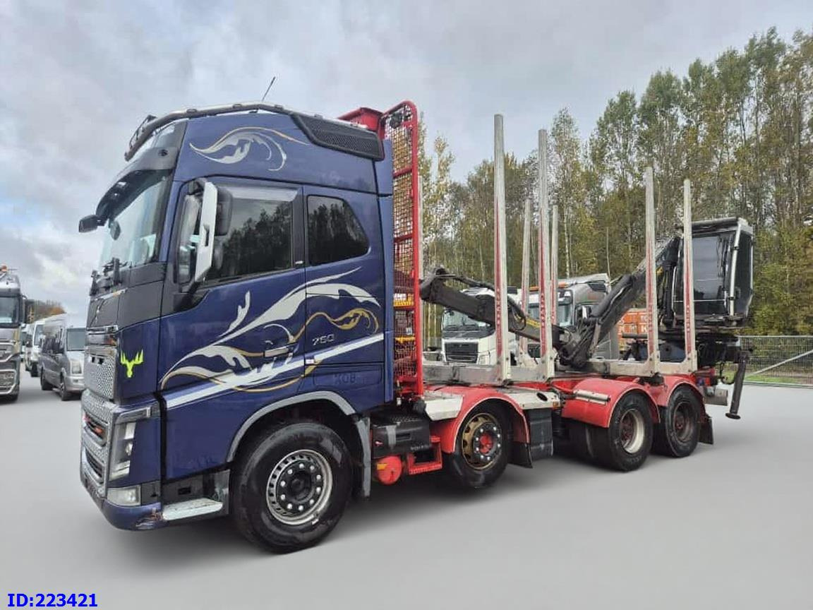 VOLVO FH16 750HP 8x4 + KESLA CRANE - Камион за дрва: слика 1 VOLVO FH16 750HP 8x4 + KESLA CRANE - Камион за дрва: слика 1
