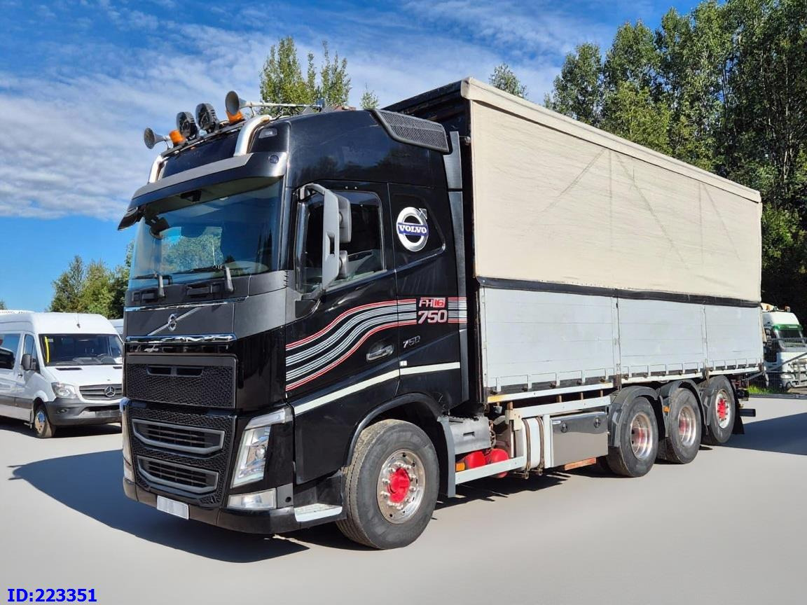 VOLVO FH16 750HP - 8x4-Steering axle - Камион со церада: слика 1 VOLVO FH16 750HP - 8x4-Steering axle - Камион со церада: слика 1