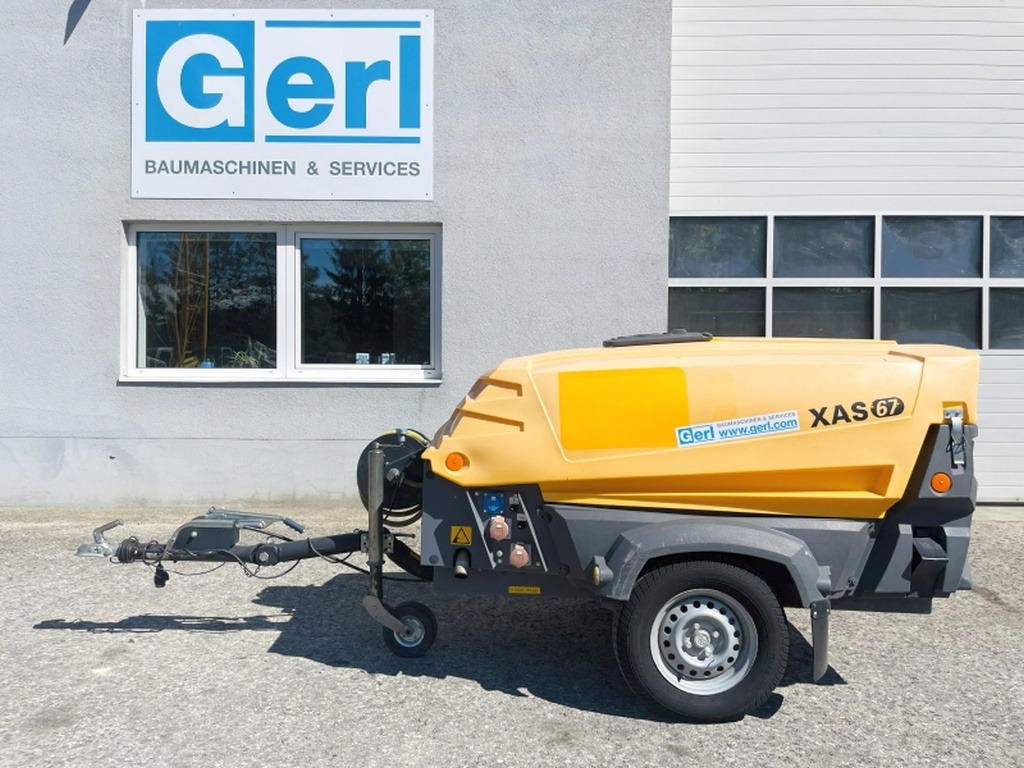 Atlas Copco XAS67 (4057) - Компресор за воздух: слика 1 Atlas Copco XAS67 (4057) - Компресор за воздух: слика 1