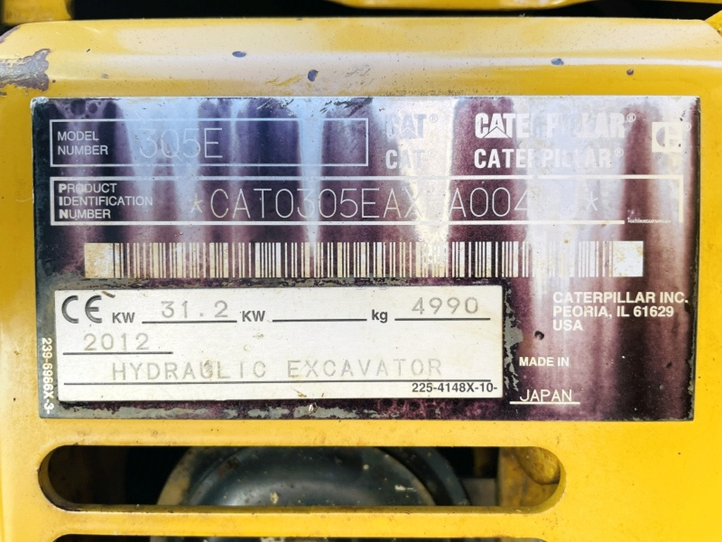 Caterpillar 305E CR (4086) - Мини багер: слика 4 Caterpillar 305E CR (4086) - Мини багер: слика 4