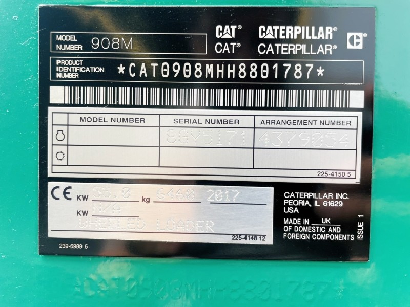 Caterpillar 908M (3637) - Натоварувач на тркала: слика 3 Caterpillar 908M (3637) - Натоварувач на тркала: слика 3